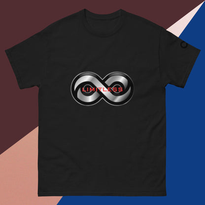 limitless infinite logo mens tee