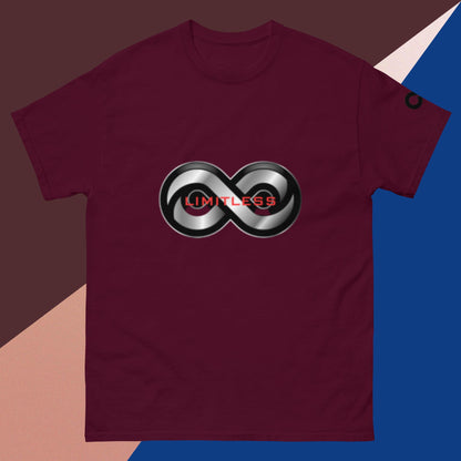 limitless infinite logo mens tee